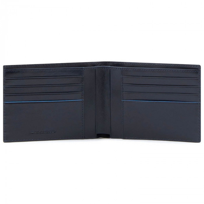 Кошелек мужской Piquadro Blue Square Revamp PU6190B2VR/BLU синий натуральная кожа