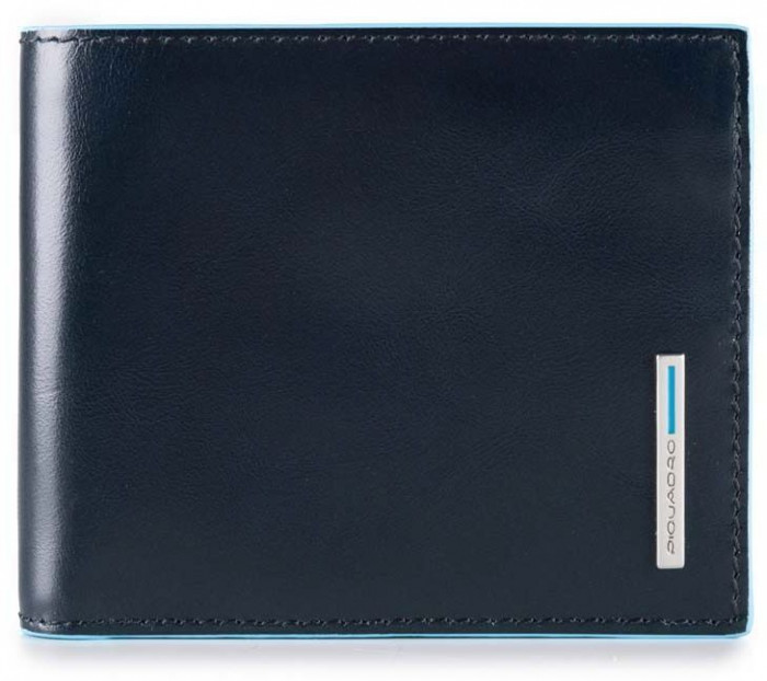 Кошелек мужской Piquadro Blue Square Revamp PU6190B2VR/BLU синий натуральная кожа