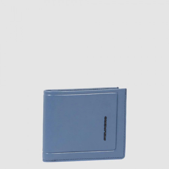 Кошелек мужской Piquadro Blue Square Revamp PU6190B2VR/BLU синий натуральная кожа