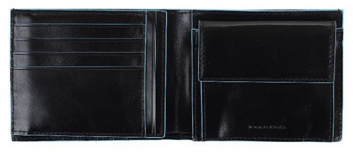 Кошелек мужской Piquadro Blue Square Revamp PU6190B2VR/BLU синий натуральная кожа