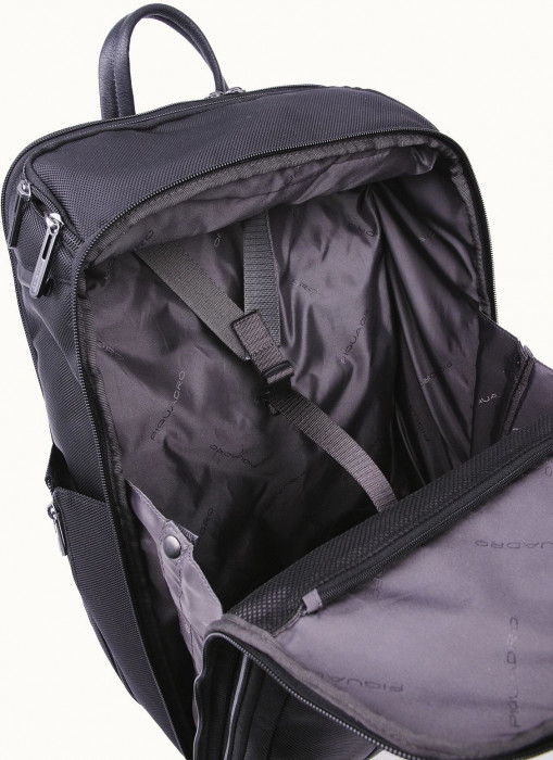 Рюкзак Piquadro Brief2 CA6384BR2/N черный нейлон/натуральная кожа