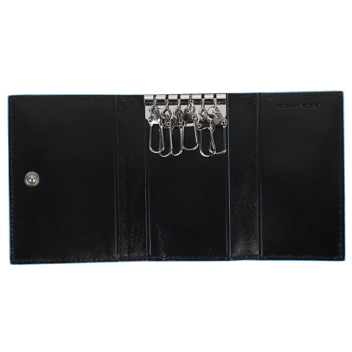 Ключница на кнопке Piquadro Blue square PC1396B2