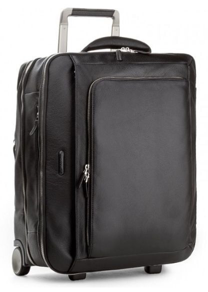 Сумка дорожная Piquadro BRIEF2 (BV4729BR2/BLU) 40x36x16см 24л. нейлон/натуральная кожа темно-синий